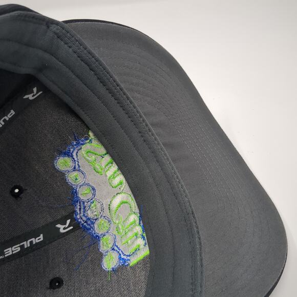 Spiderz Sin City Fitted Hat Black Medium Embroidered Flexfit Richardson - Picture 7 of 8